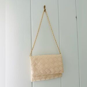 Babs Vintage Cream Woven Bag